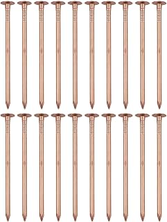 Copper Tree Stump Killer Nails - 65mm 75mm Pure Copper Spikes for Tree Root Elimination and Stump Removal - Heavy Duty Hardware Nails for Gardening Landscaping and Tree Killing Projects(C)