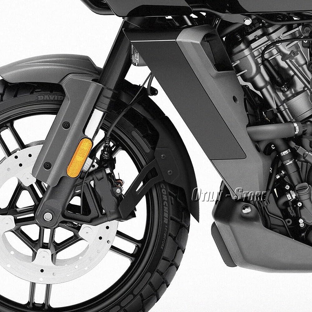 Motorcycle Front Fender Extension Wheel Cover ABS Mudguard Extender Mud Guard Kit Extended by 265mm Fits for Pan America 1250/1250 Special 2021-2024