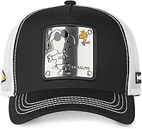 Vista 2 de Snoopy The Peanuts - Gorra de camionero azul y gris