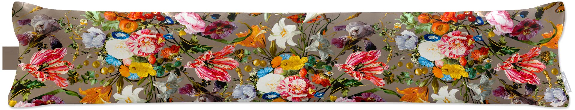 Izabela Peters Dovedale Stone Izabela Peters® Luxurious Eco-Friendly Draught Excluder - Floral Dream - Standard - Window Door Seal, Fabric Draft Excluder Cushion Stopper For Door Bottom