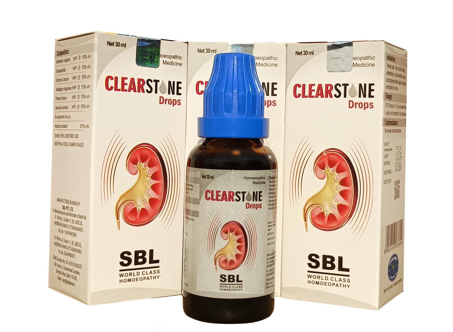 SBL Clearstone Drops - Pack of Three 30 ml