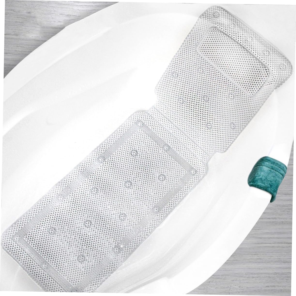 PVC Hollow Bathtub Pad Non Suction Cups Bath Mat Adult Non-Slip Shower Mat Tub