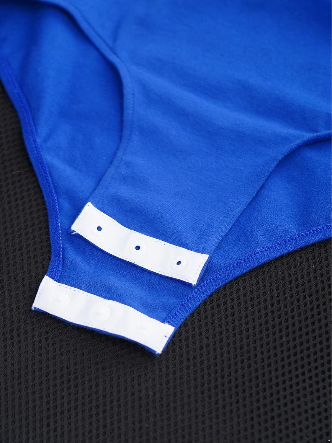 Hansber Kids Boys Special Needs Adaptive Clothing Girls Jumpsuit Short Sleeve Anti-Strip Romper Bodysuit