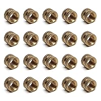 Vista 71 de Tuercas moleteadas de rosca hembra M3x3mm, 200 piezas Hx4mm OD latón roscado inserción tuercas de inserción hidráulica soldada junta junta surtido