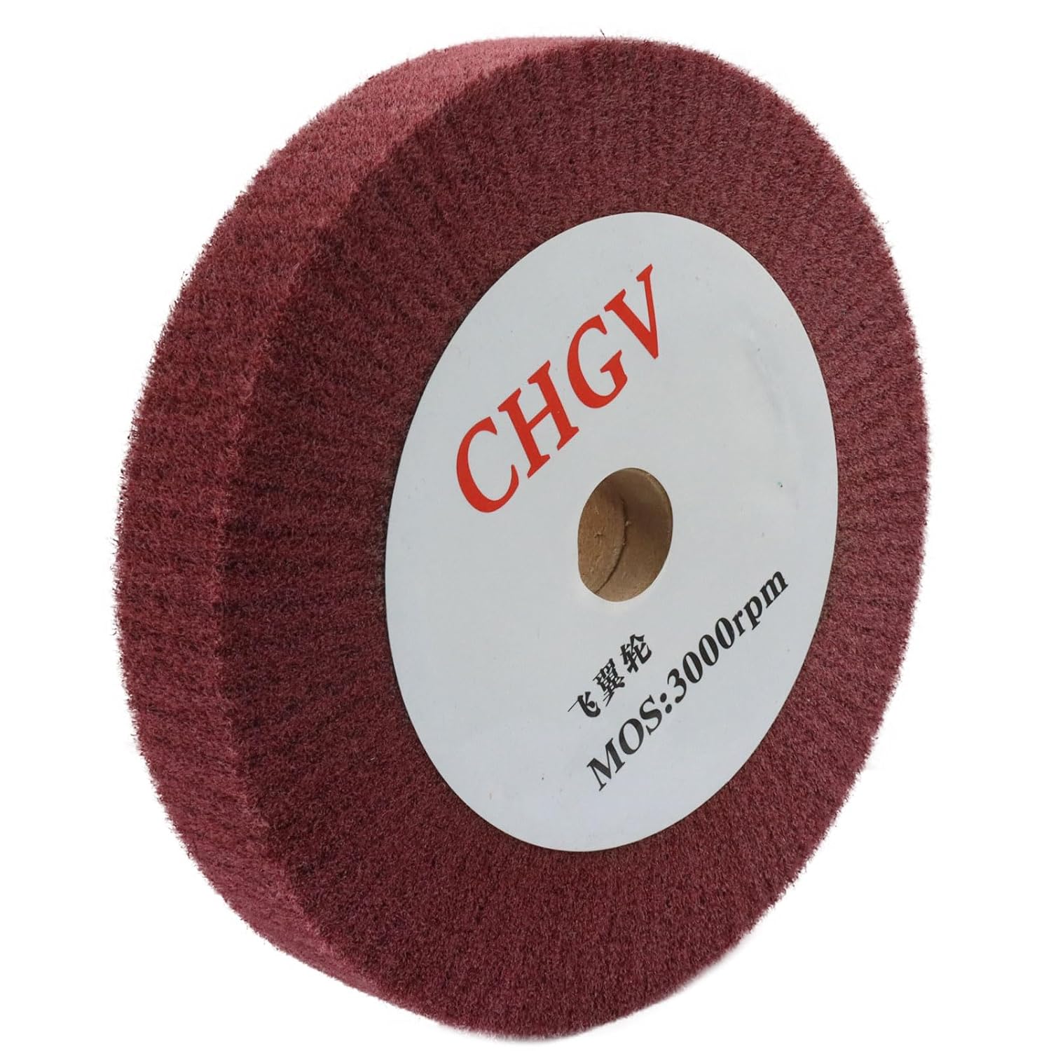 200mm x 25mm 240 Grit Polishing Burnishing Wheel, 8 Inch Bench Grinder Wheels for Buffing Out Nicks and Scratches on Metal Copper, 1" Thickness for 0.8" Arbor, Green