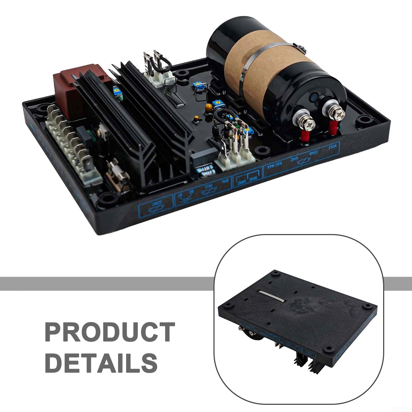 Tarjeta Reguladora de Voltaje Automático Modelo R448 Componente Esencial para Su Para Leroy Somer Generador Configuración