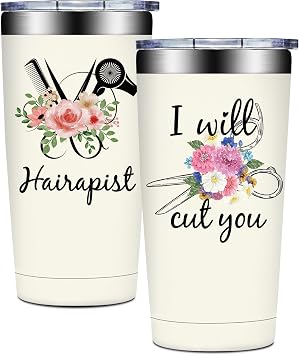 BIRGILT Hair Dresser Gifts for Women - Hairapist Tumbler 20 oz