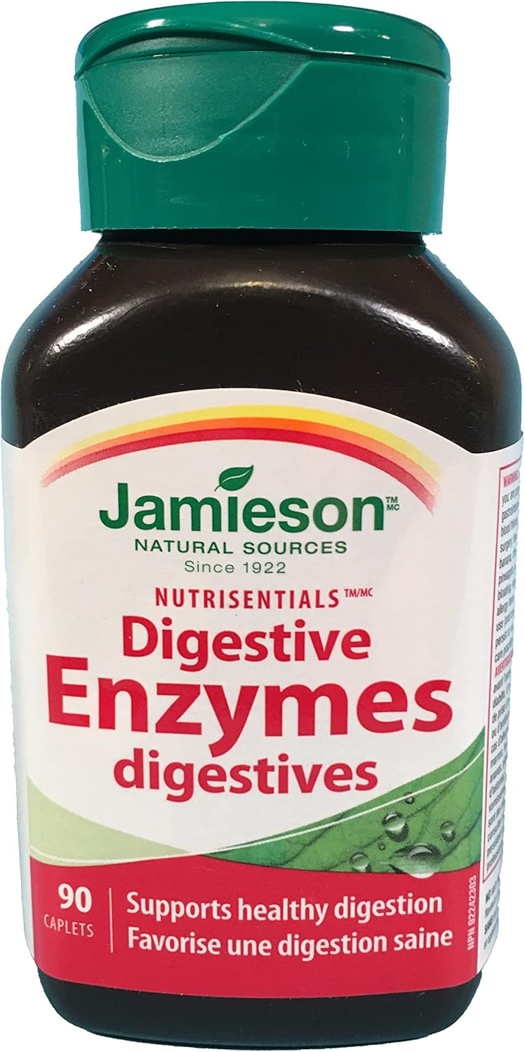 Jamieson Nutrisentials Digestive Enzymes, 90 caplets
