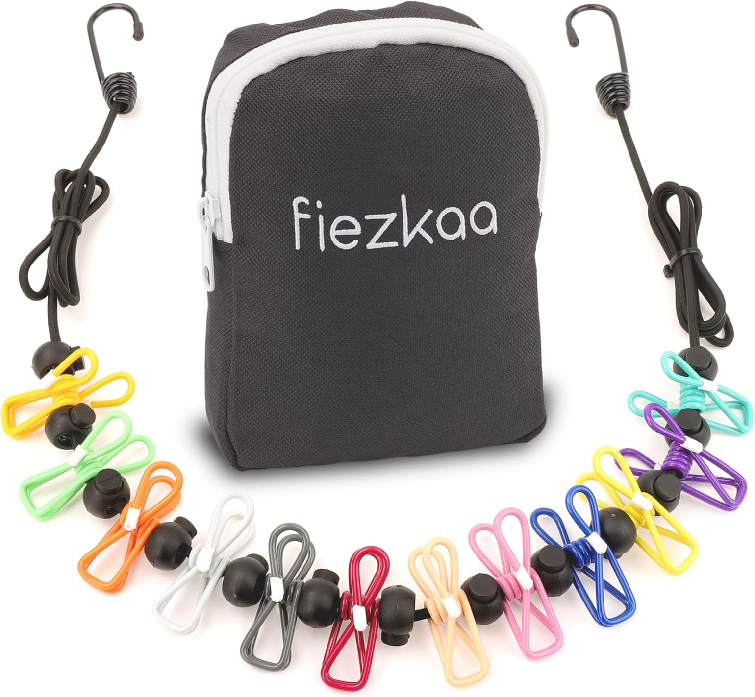 Fiezkaa Retractable Portable Clothesline for Travel, Camping, Outdoor
