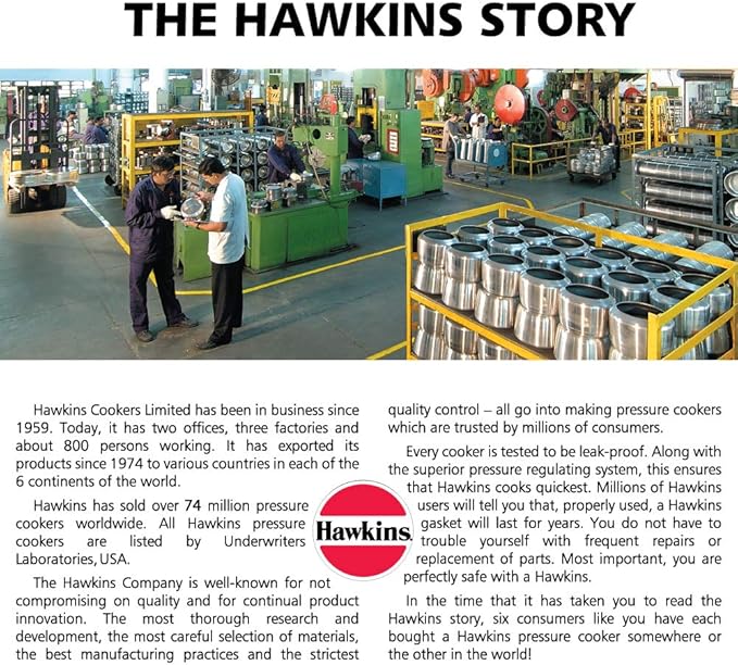 Olla a Presión Acero Inoxidable 2L HAWKINS miniatura 7