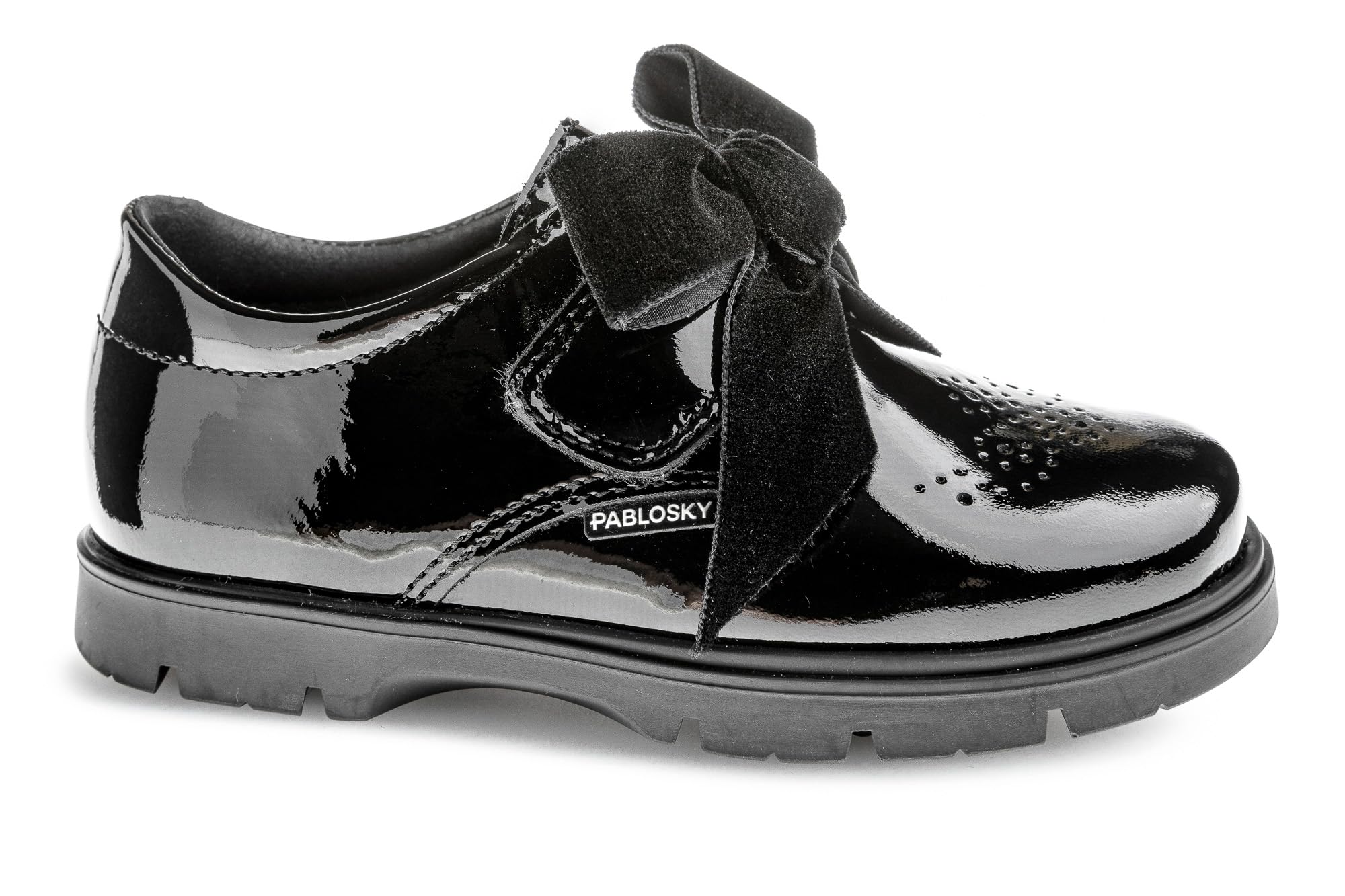 Pablosky SAPIENS 360319, Oxford Plano, Negro, 37 EU Ancho