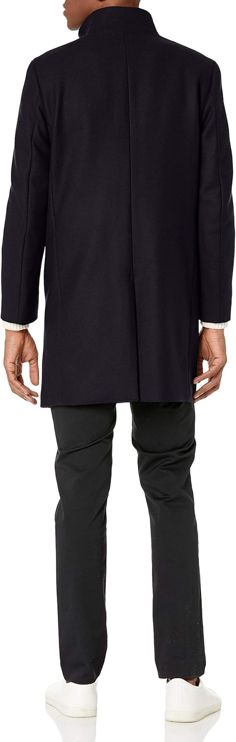 Theory Mens, Wool Mid Length Coat, belvin Sp at  Men’s Clothing store