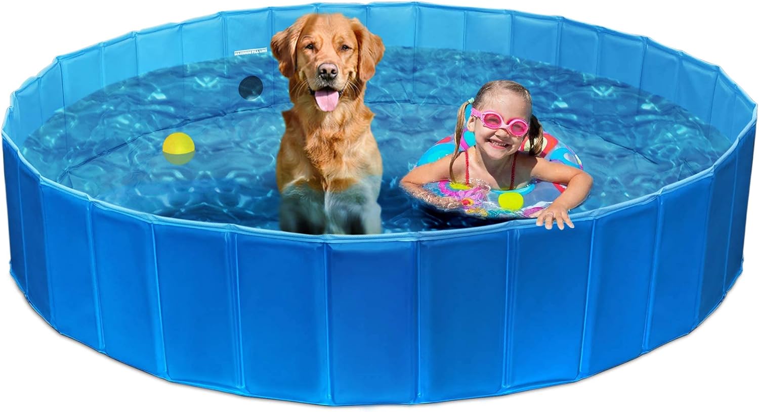 Best Review Large 63 x 12 Foldable Dog Bath Pool Dog Swimming Pool Pet Bathing Tub Pet Pool Bathing Tub for Dogs Cats