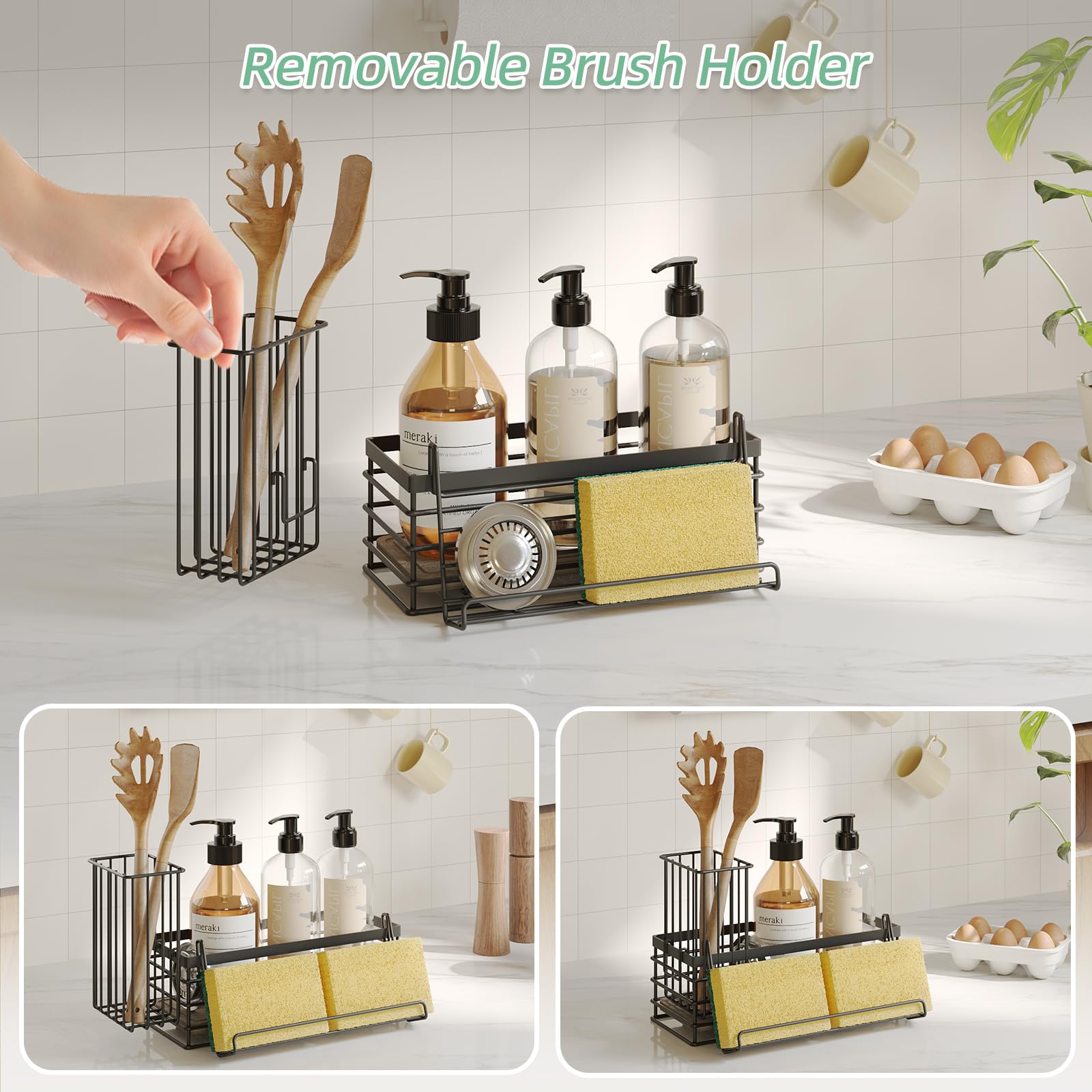 Kitchen Sponge Holder - Keep Sink Tidy -7 Kitchen Sponge Holder - Keep Sink Tidy -7