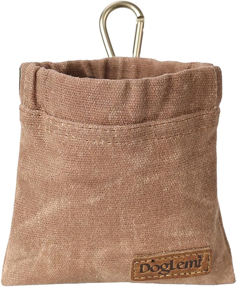 Duuclume Dog Treat Bag, Puppy Dog Training Pouch Hands-Free Walking Dog Treat Pouch, Includes Carabiner