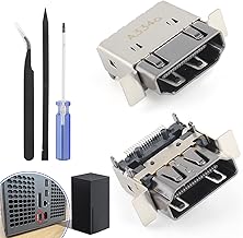 RongZy HDMI Port Socket for XBOX Series X Replacement HDMI Port Interface Connector Socket Interface with Repair Tools