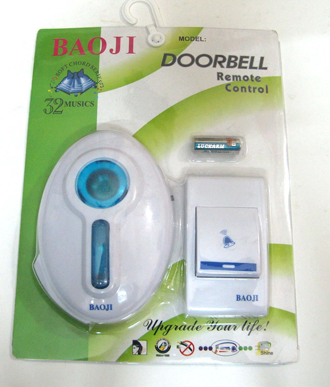 Super-It Wireless Remote Control Door Calling Bell (Multicolor) 4