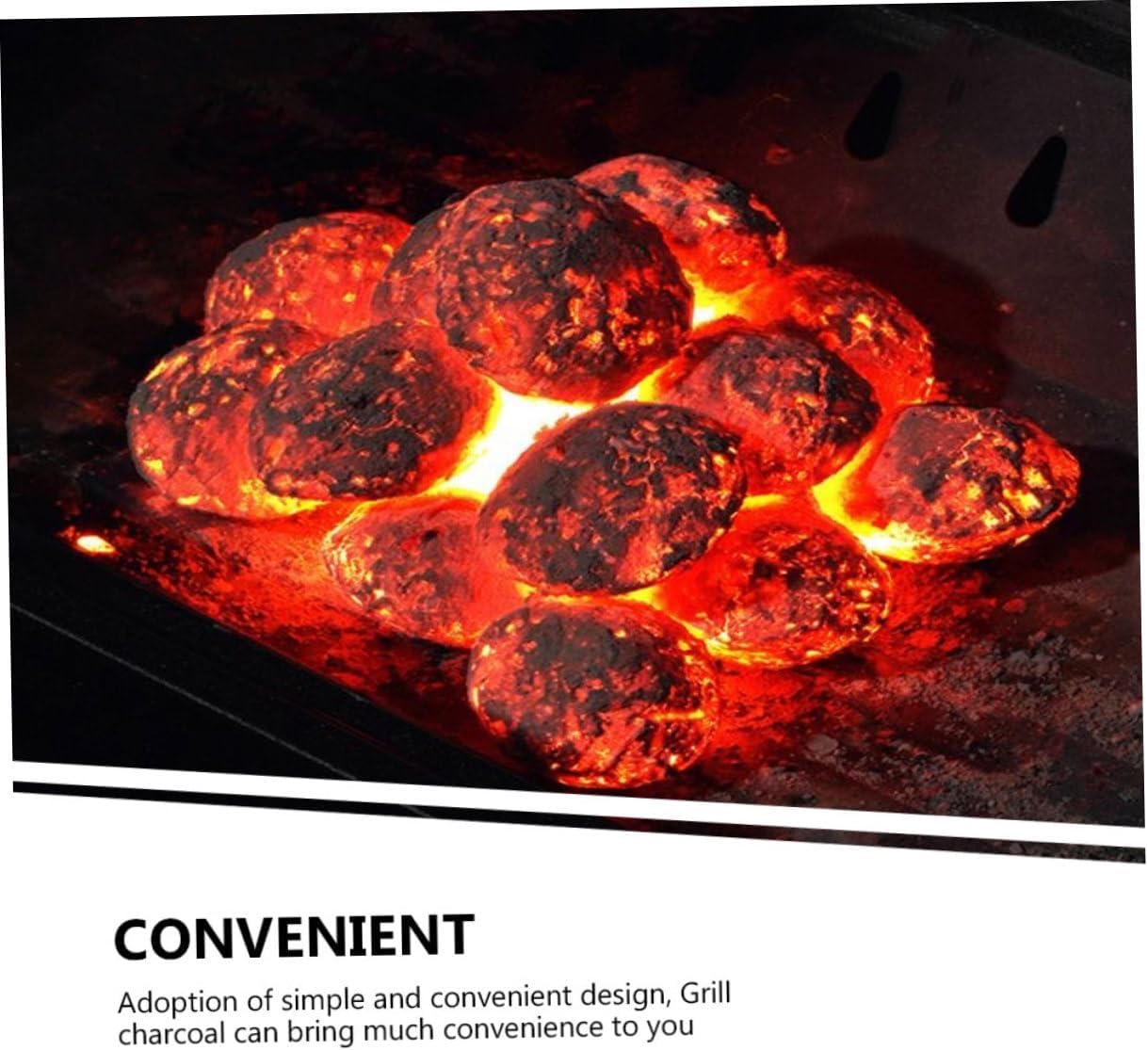 GALPADA 1Pack Natural Charcoal Block for Camping Outdoor Cooking Multifunctional Fire Charcoal for BBQ Grill Bonfire Simple Design for Easy Lighting Heat