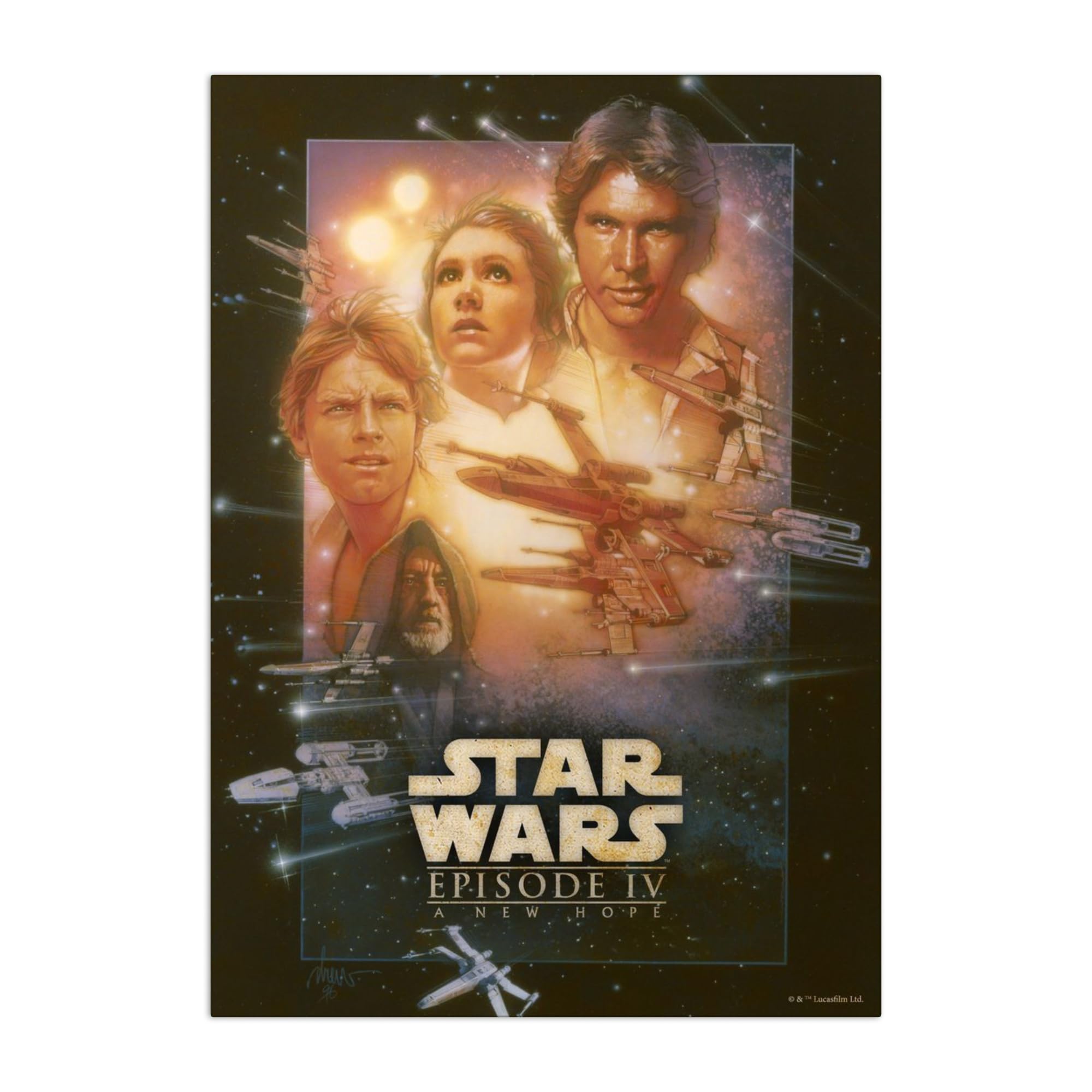 Amazon.com: Displate Metal Poster Star Wars - Episode IV: A New
