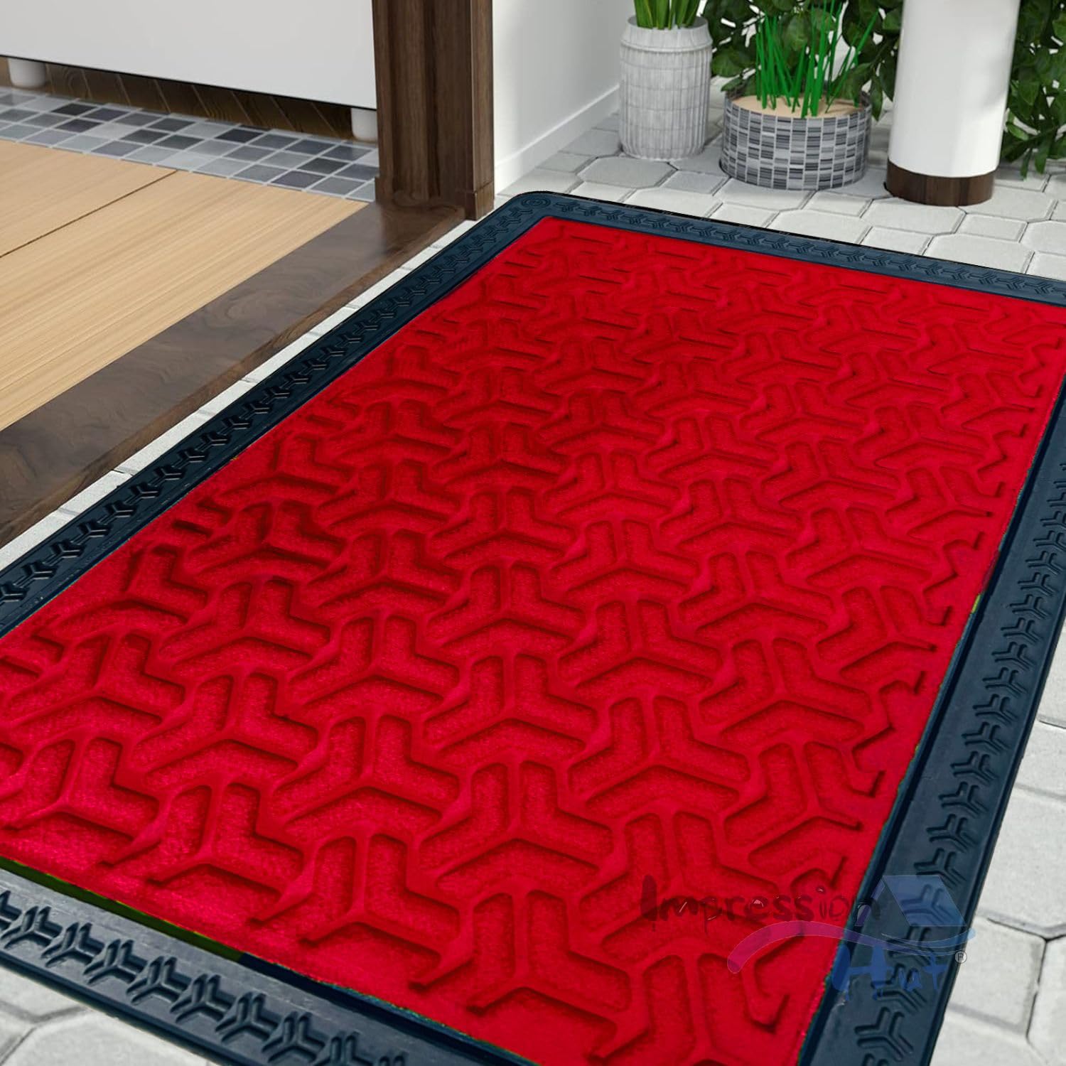 See full amazon price history chart for Impression Hut Polypropylene 3D Block Pattern Entrence Welcome Door Mat Water Proof Foot Mat with Anti Slip Natural Rubber Backing for Bathroom, Office, Kitchen and Hospital (40" X 60") Red Impression Hut Polypropylene 3D Block Pattern Entrence Welcome Door Mat Water Proof Foot Mat with Anti Slip Natural Rubber Backing for Bathroom, Office, Kitchen and Hospital (40" X 60") Red (B0CRHML4SS) Amazon Price History, Amazon Price Tracker