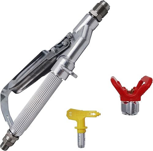 Miniatura 4 de Pistola pulverizadora sin aire de alta presión con punta 517 y protector de punta, pistola de pulverización de celda en línea para más