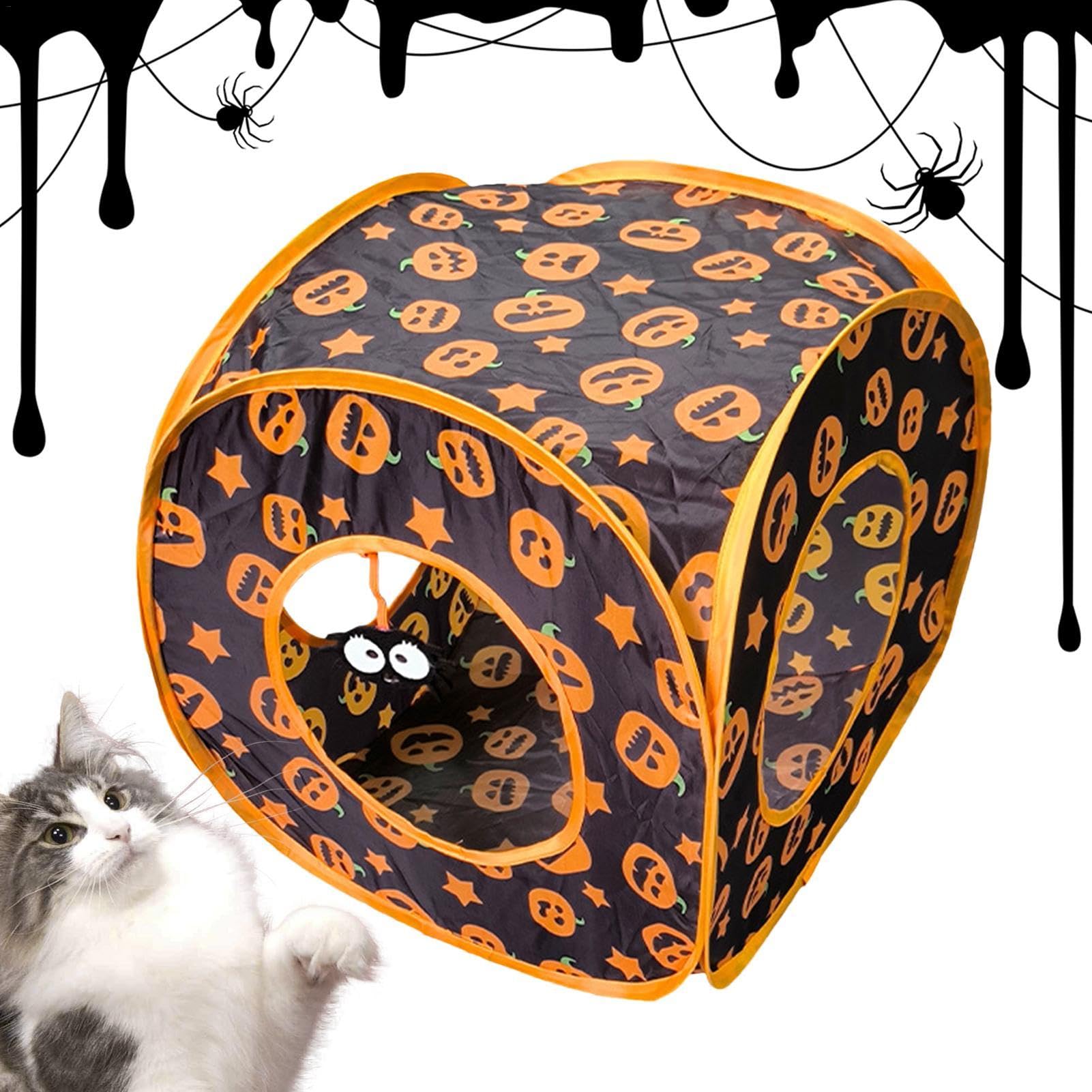 Amazon.co.jp: 猫のトンネル、子猫のトンネル | 折りたたみのぞき穴