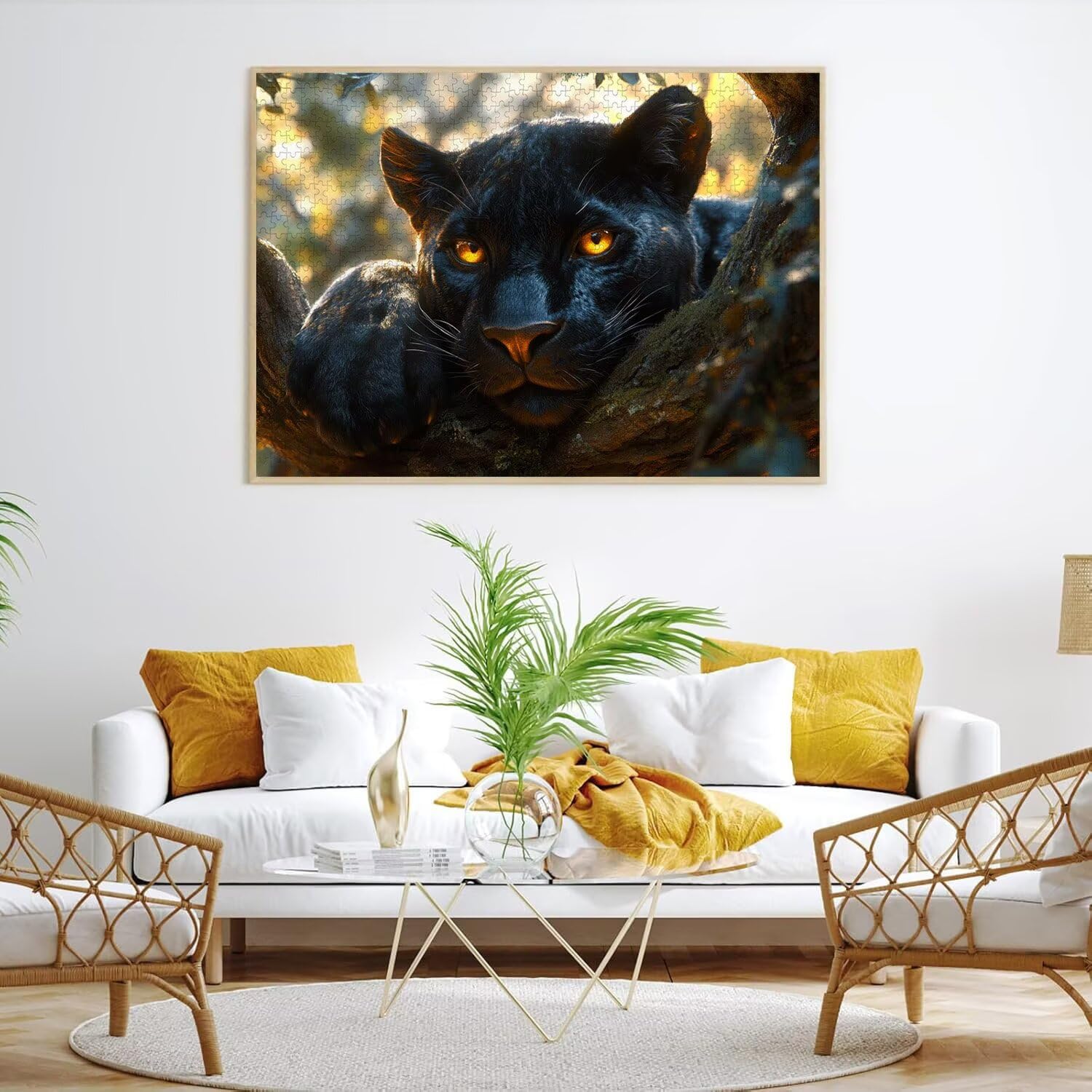 Puzzle 5000 Pezzi Leopardo Puzzle Legno Foreste, n-6