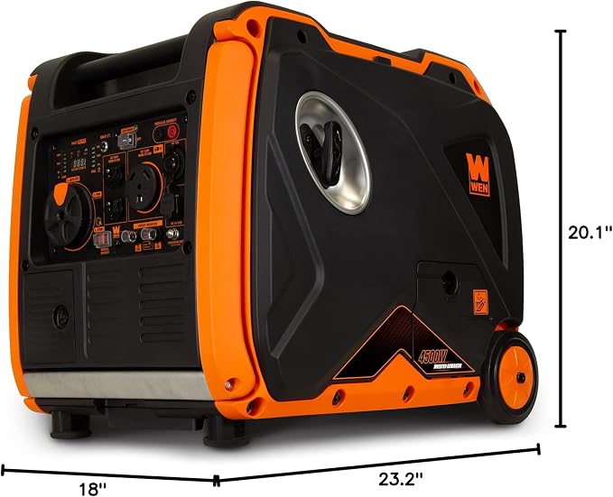 Generador Portátil Inverter WEN 56455i 4500W Silencioso miniatura 2
