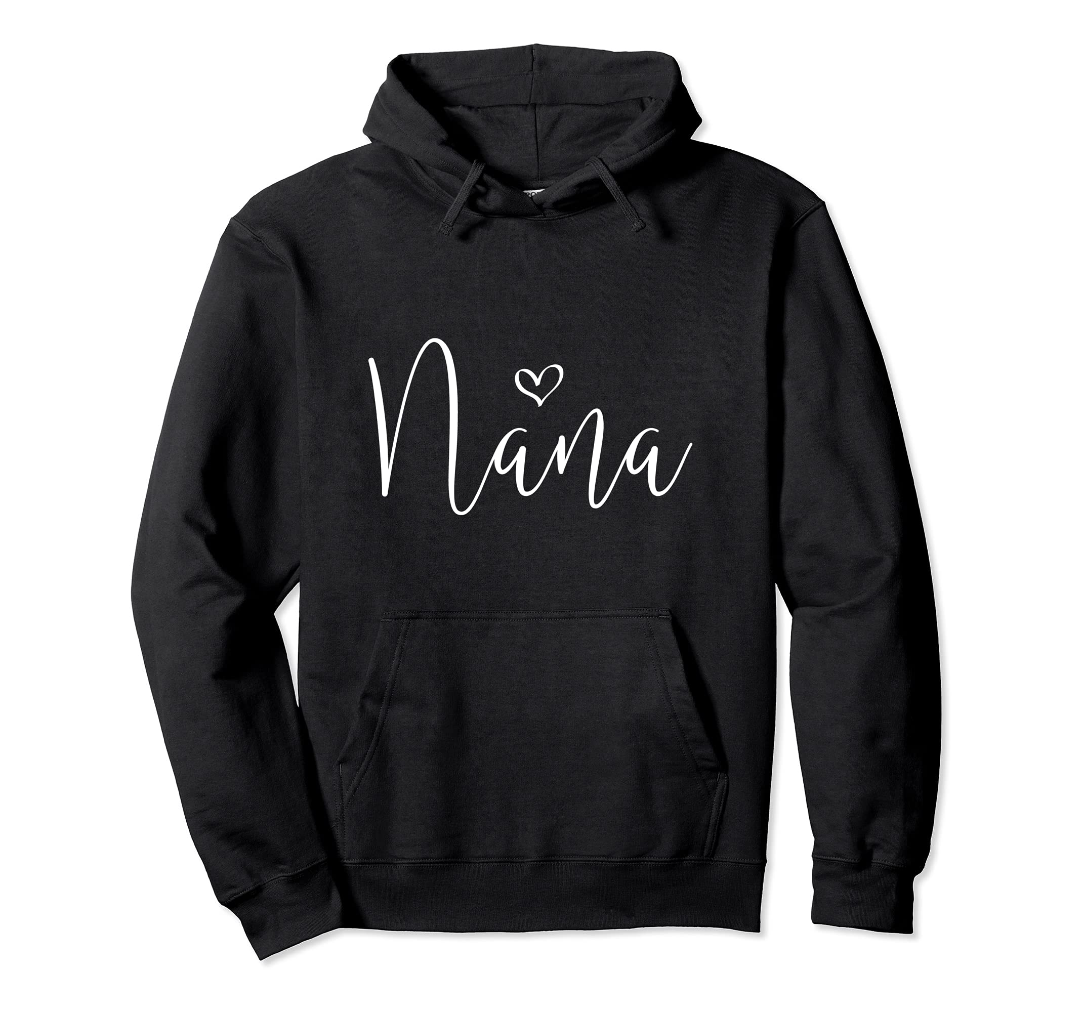 Grandmama Co.Nana Heart For Women Grandma Christmas Mother's Day Pullover Hoodie