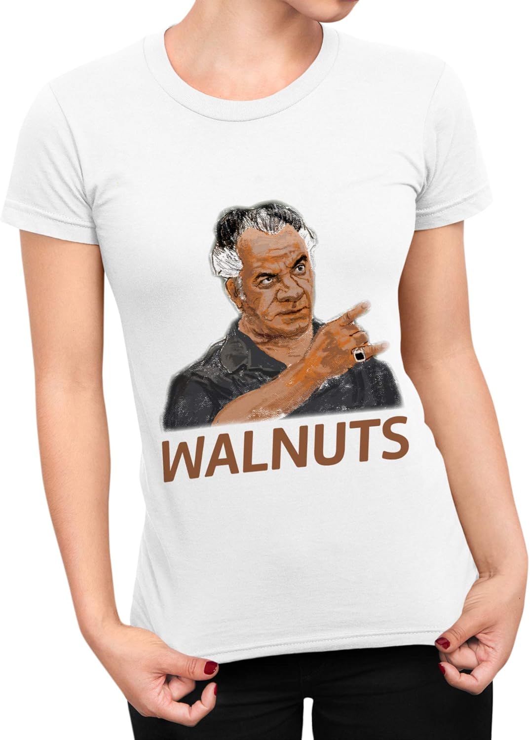 Women's Paulie Sopranos Walnuts Crewneck Short Sleeve Tee
