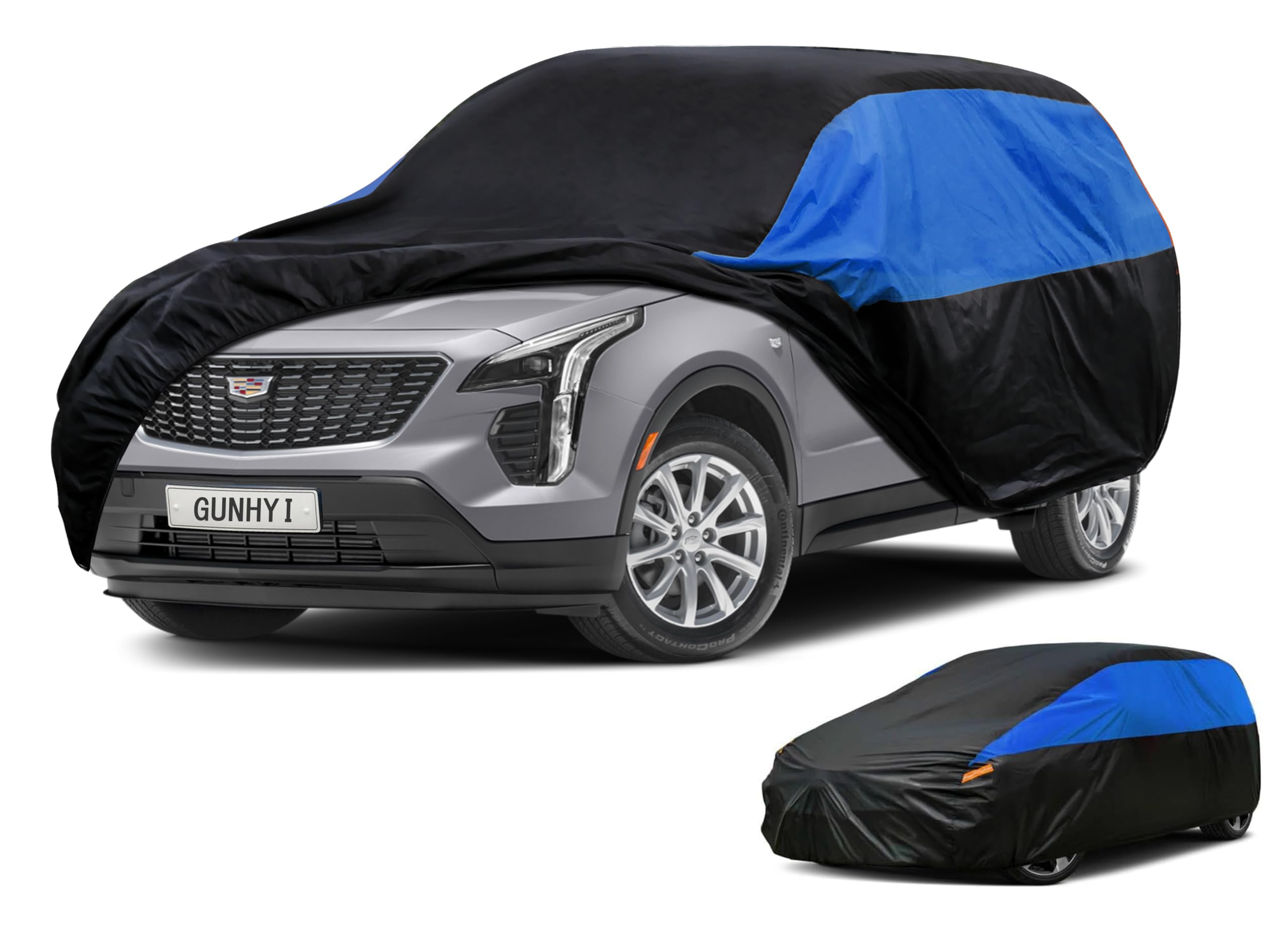 GUNHYI Cadillac Car Cover Custom Fit Cadillac XT4 Waterproof All Weather, Lightweight Full Car Cover Outdoor Sun UV Rain Dust Snow Wind Protection.