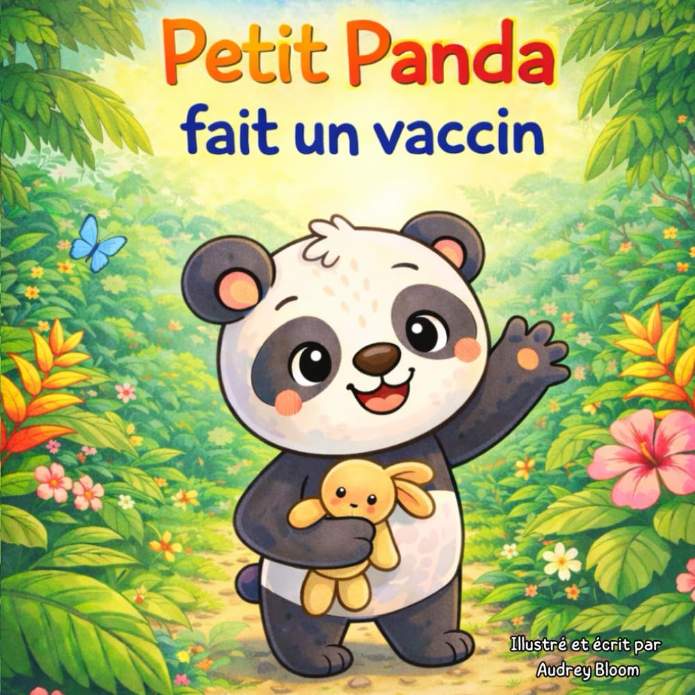 Petit Panda fait un vaccin: Une histoire douce et illustrée pour aider les tout-petits à comprendre et accepter la vaccination