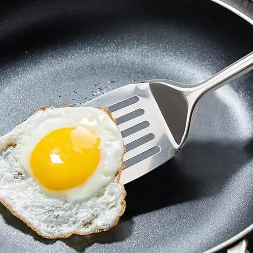 Miniatura 2 de Stainless Steel Cooking Utensils Set, 2Pcs Hangable Spatula and Skimmer with Leakage Holes