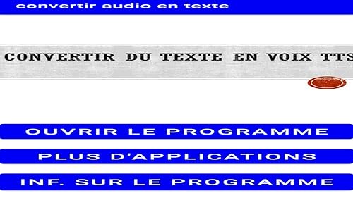 Convertir du texte en voix TTS