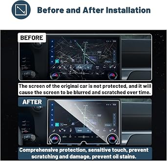 Ruiya 2024 Lexus GX550 Screen Protector for Lexus GX550 Accessories 2024 GX550 14 Radio Touchscreen 9HD Tempered Glass Compatible with 2024 2025 2026 Lexus GX 550 Premium/Luxury/Overtrail