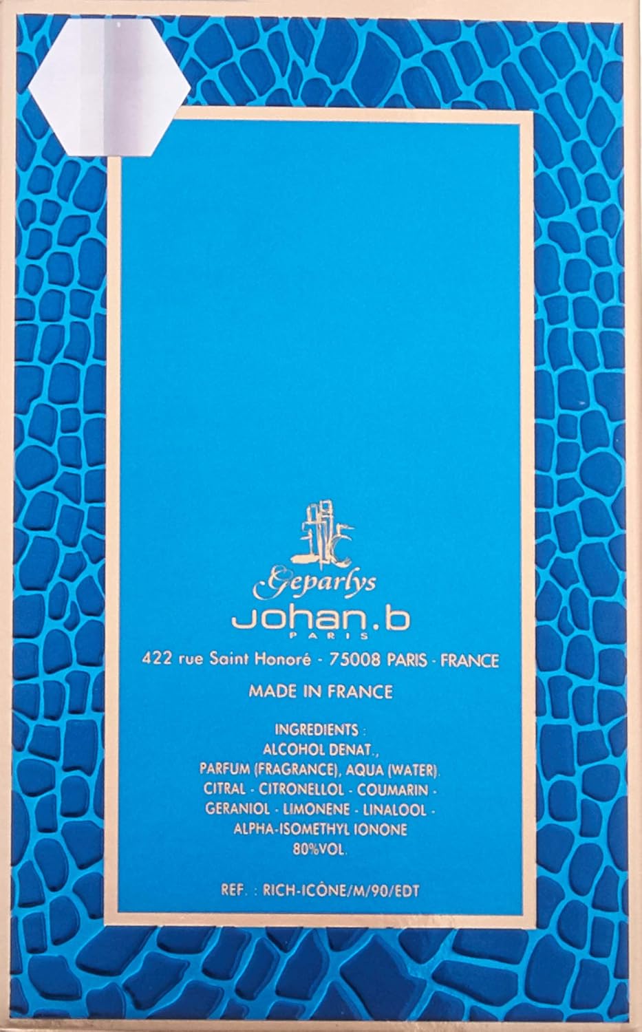 Johan B. Rich Icone for Men Eau De Toilette Spray, 3 Ounce - Image 3