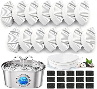 Official Replacement Filters for Pet Fountain Stainless Steel
