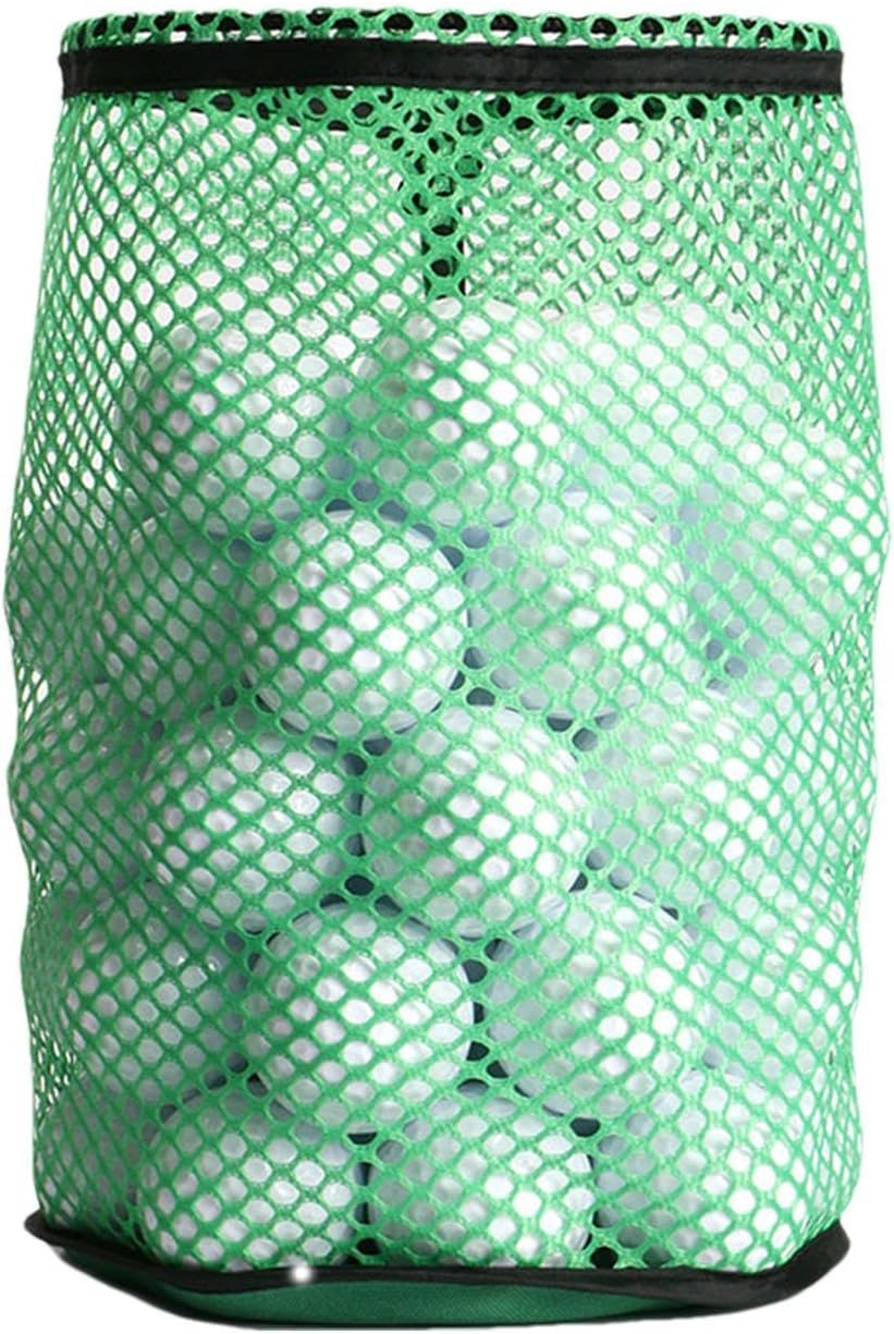 Mesh Golf Ball Bag | Durable Nylon Bag With Sliding Drawstring Cord Lock Closure,For Golf Balls Tennis Balls, Gym, Shower, Washing Toys, Diving, Outdoor Camping,