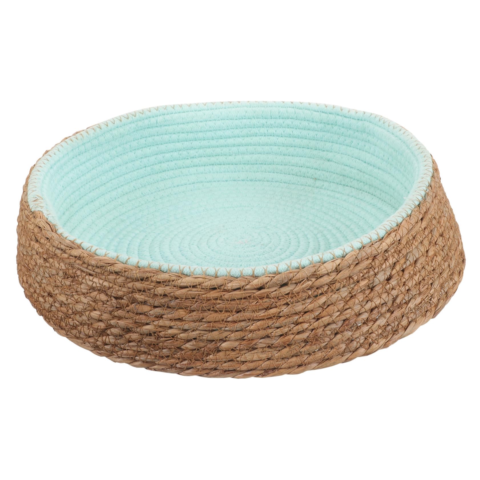 Toddmomy Cama De Mimbre para Mascotas Cama para Gatos Cálida Y Cama para Dormir para Gatos Cama para Perros De Mimbre Cama Circular para Perros Casa para Gatos Durmiendo Sofá