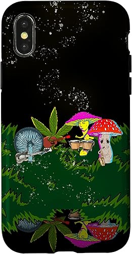 Miniatura 7 de iPhone 13 Jamming Mushrooms Weed Funny Psychedelic Cannabis 420 Stoner Case