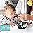 Bumkins Disney Mickey Mouse Bowl, Silicone First Feeding Set with Suction, Includes Spoon, Training Essentials for Baby-Led Weaning, Toddler Self-Feeding, Babies Eating at 4 Mos Up, Black