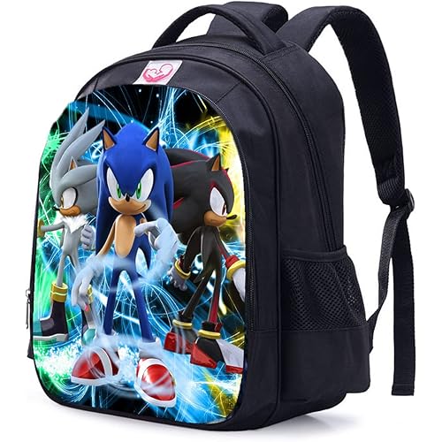 Anime Backpack for Boys,Casual Bookbag Cartoon Laptop Large Capacity Backpack for Kids