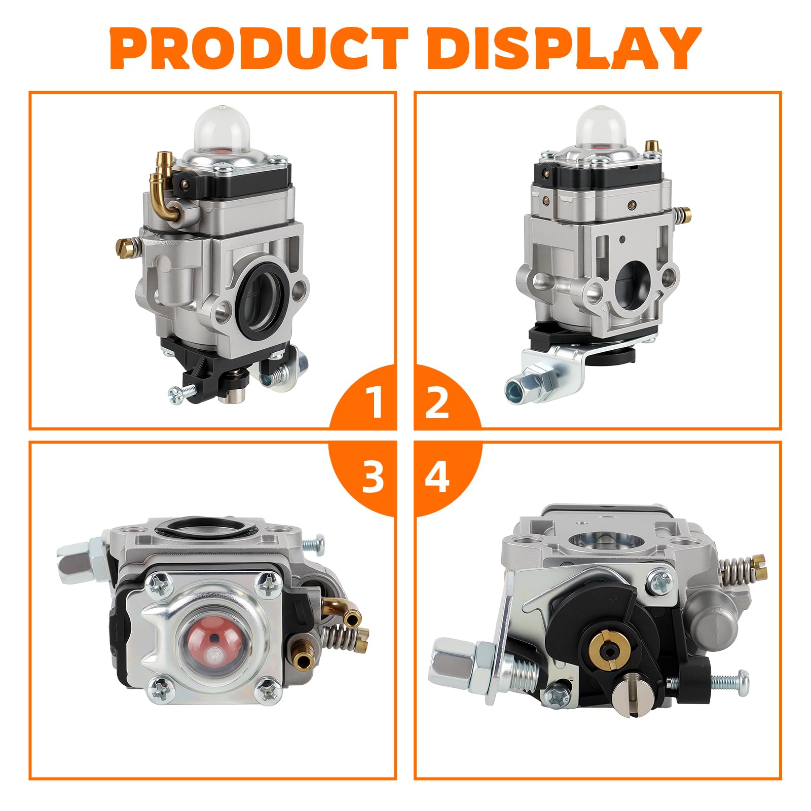Snapklik.com : Carburetor Motorcycle 15mm Universal 43cc 47cc 49c 50cc ...