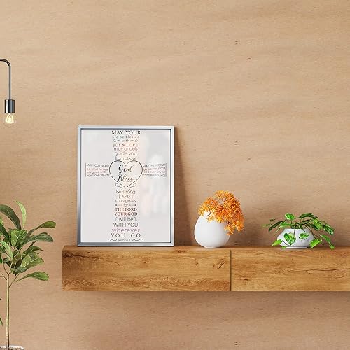 Miniatura 4 de HAMUIERS Regalos de bautismo para bebés para niños o niñas regalos de bautizo regalo de dedicación al bebé marco de bautismo decoración de guardería