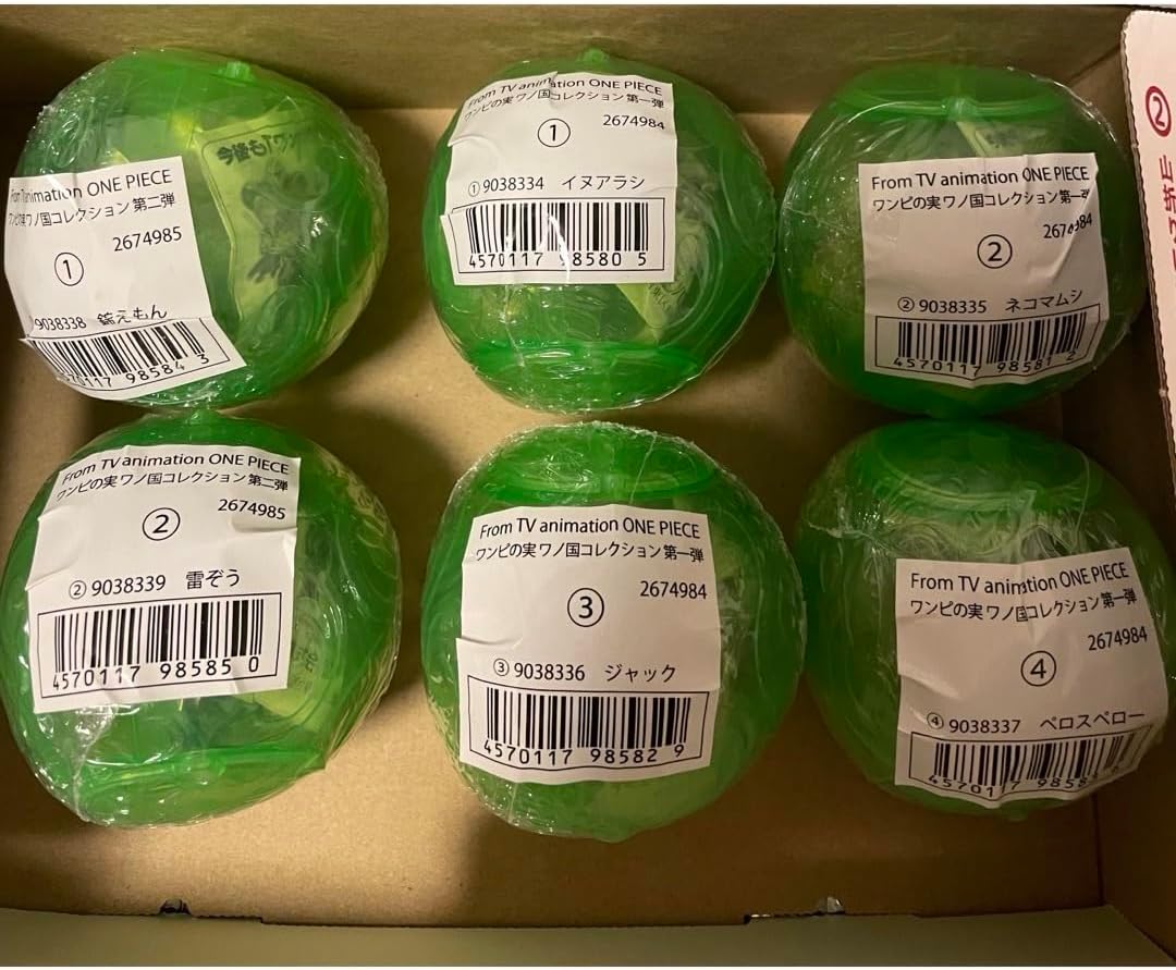 ワンピの実 ワノ国コレクション第1.2.3.4弾 全16種 カプセル付き