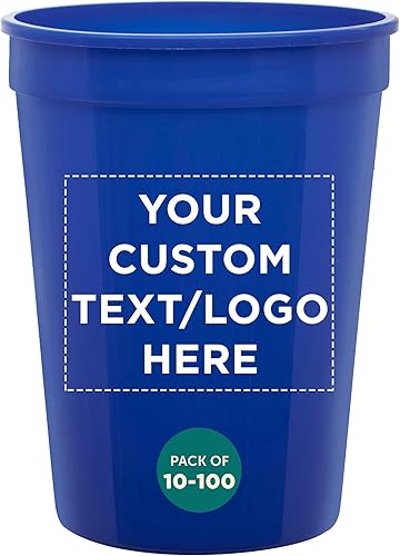 Miniatura 9 de Vasos de plástico desechables personalizados de 12 onzas. Juego de 10/50/100, paquete personalizado a granel, perfecto para verano, eventos