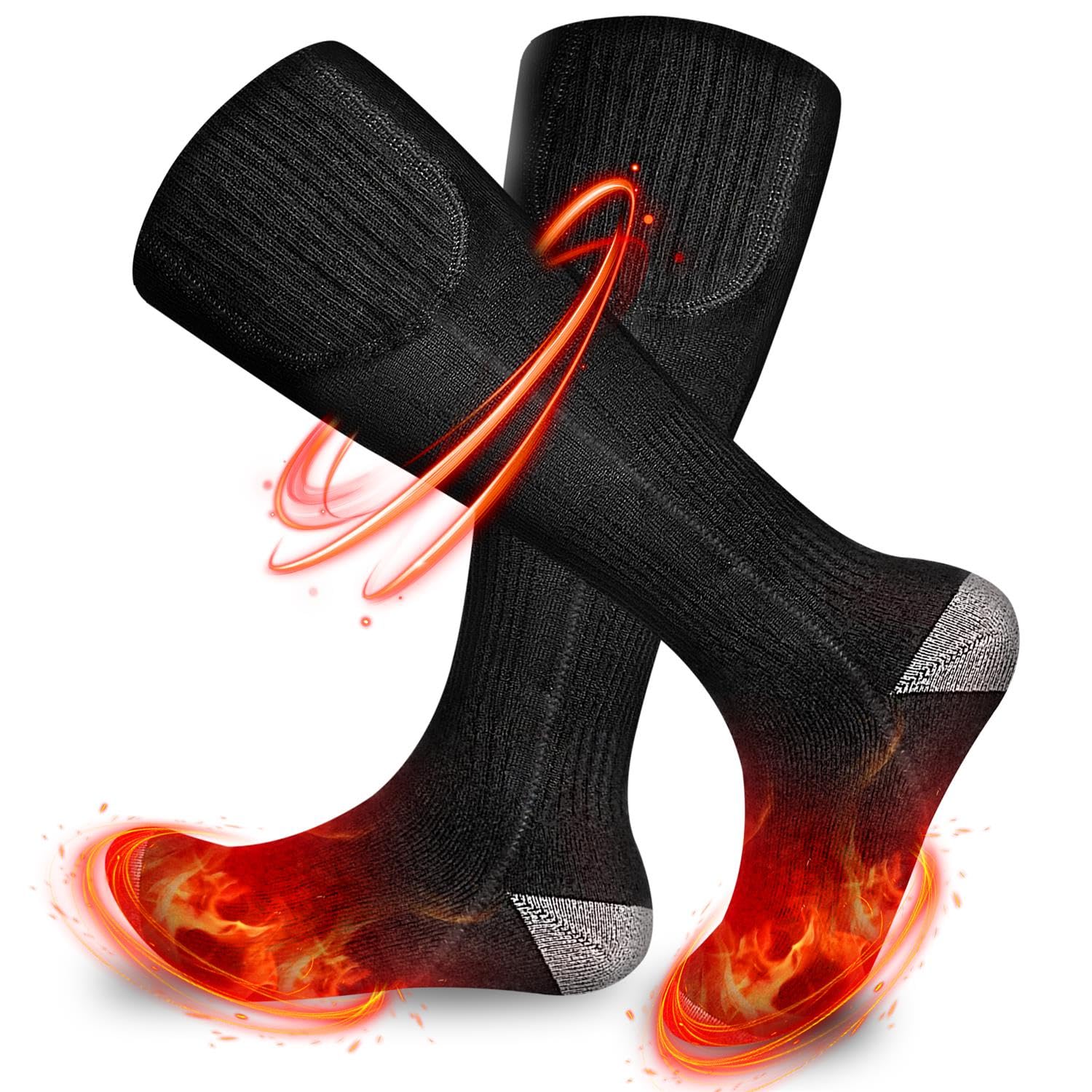 Vicylif Heated Socks for Men Women for Winter Outdoor Skiing/Hiking/Hunting/Camping, No Batteries