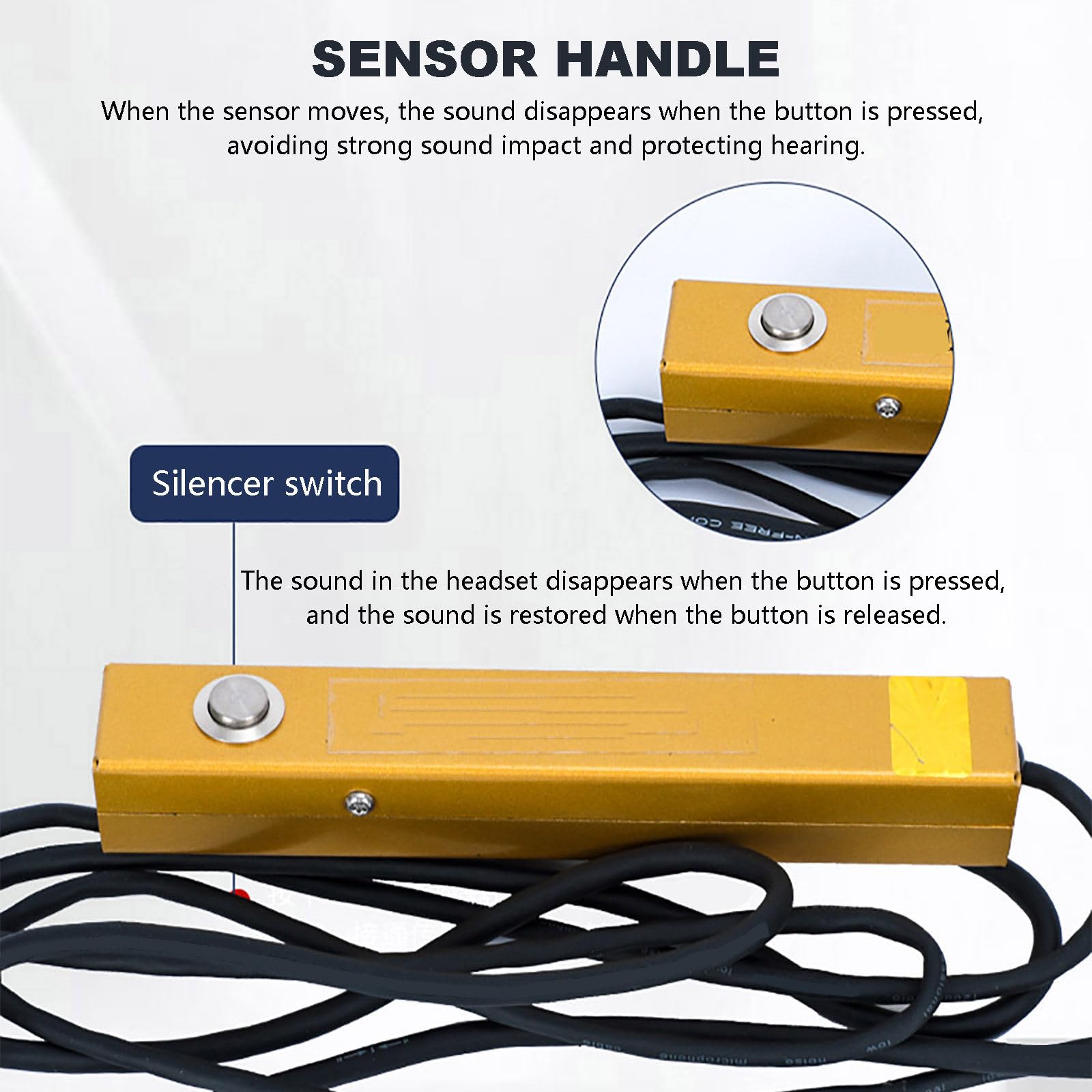 Detector de fugas de agua, sensor geófono de fugas de tubería subterránea, herramienta de detección de fugas de calefacción por suelo, 3 metros de profundidad, equipo de fontanería esencial para