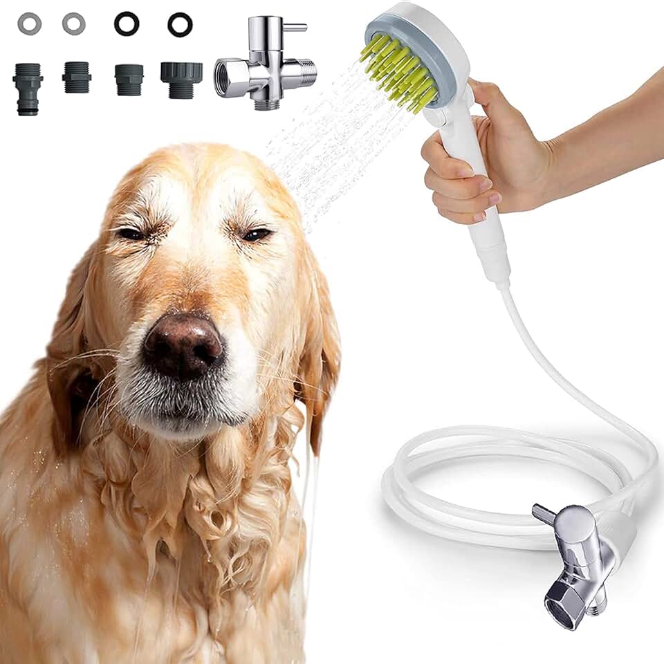 dog bath hose attachment