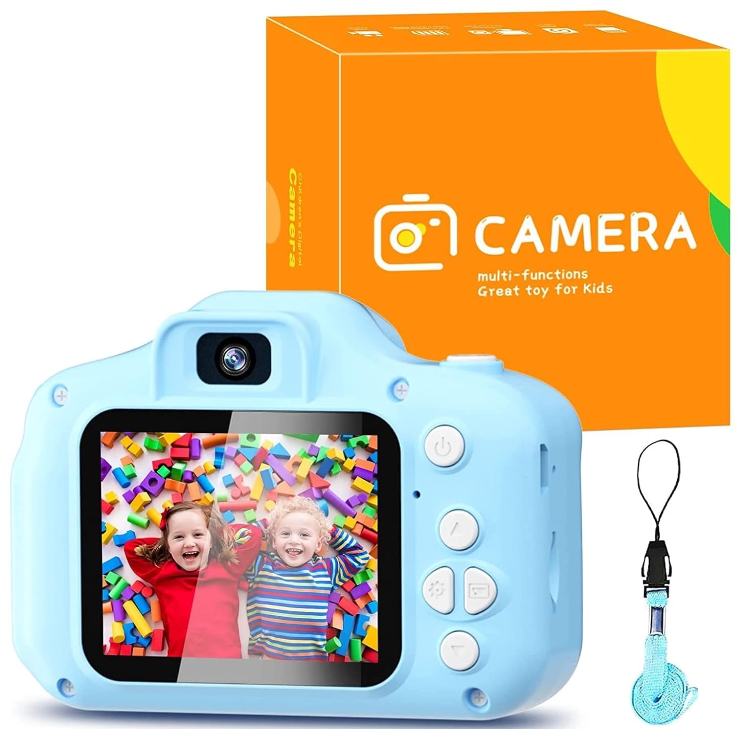 Mount Emporium Kids Camera, Christmas Birthday Festival Gifts for Girls or Boys Aged 4+ to 14Years Old, Kids Digital Camera for Kids with Video, HD Digital Camera Toys for Kids (Camy Blue) (B0D9Y6QCHS) Amazon Price History, Amazon Price Tracker